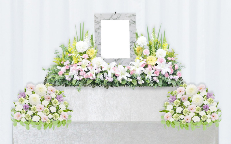 おもいでの自宅葬 標準花祭壇①